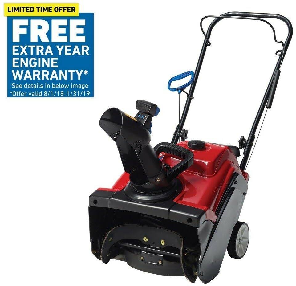 Toro Power Clear 518 ZE Snow Blower, 99cc, 4-Cycle, 18x22