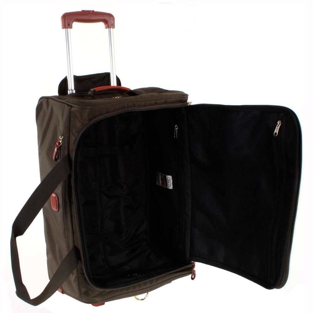Bric&s x Bag 21x22 Carry on Rolling Duffle Bag Violet
