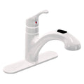 Moen CA87316W Renzo Single Handle Pullout Kitchen Faucet - Glacier