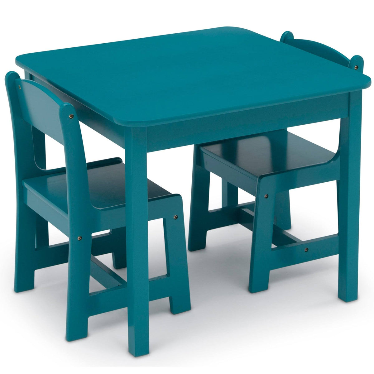 Delta Children MySize Kids Wood Table and Chair Set - Teal
