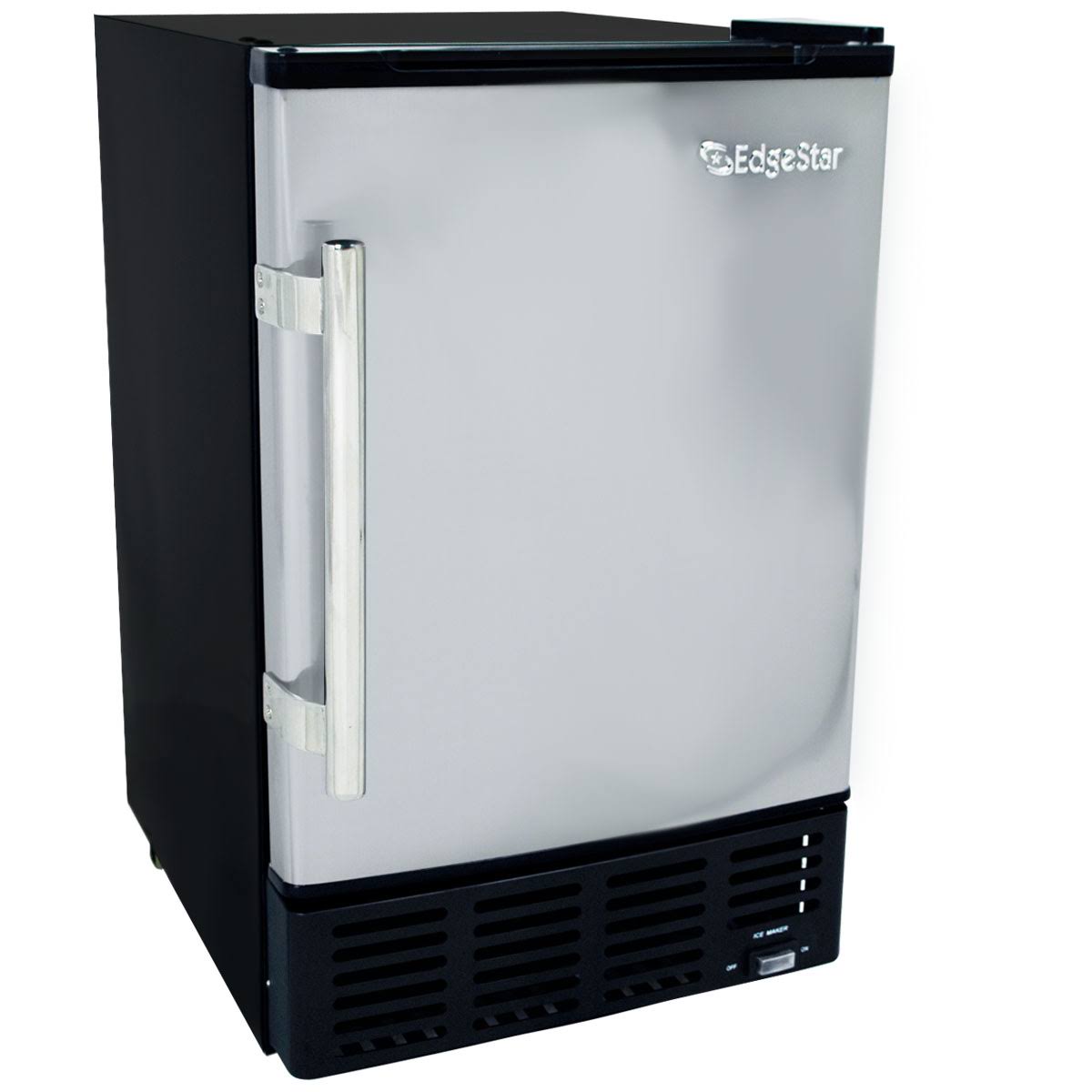 EdgeStar IB120SS Ice Cube Maker - 15x22 - Stainless Steel/Black