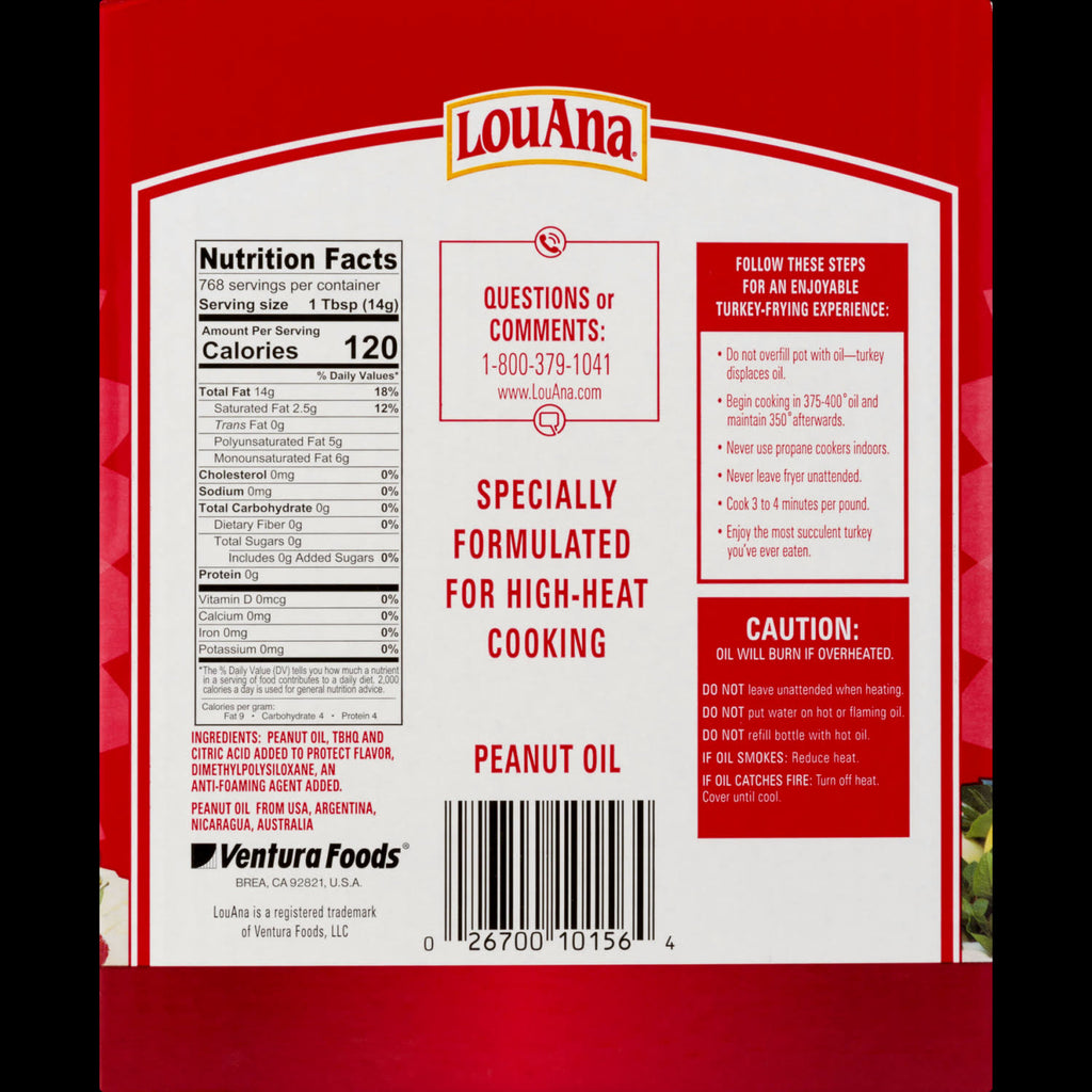 Louana peanut Oil - 384 fl oz