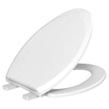 Night Glow Soft Elongated Closed Front Toilet Seat Blue - evekare