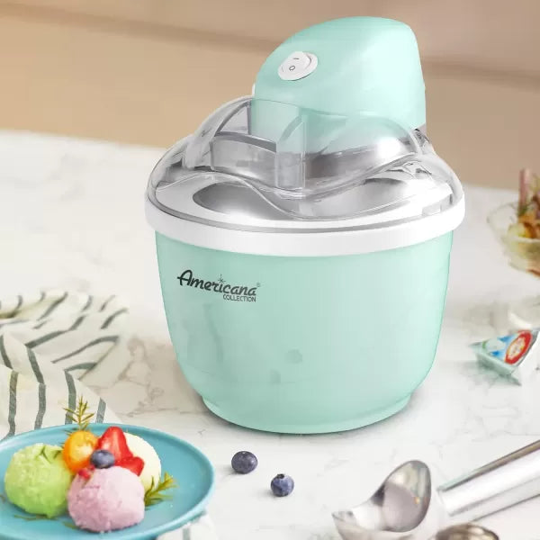 Ice Cream & Ice Cream Makers Collection Elite EIM520M 1 Quart Automatic Easy Homemade Electric Ice Cream Maker, Frozen Yogurt, Sorbet, Gelato Treat, with Recipes, Mint(Spearmint)