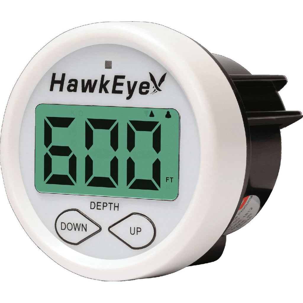 Hawkeye DT1B Softglow LCD Boat Mount Depth Sounder - Black/White