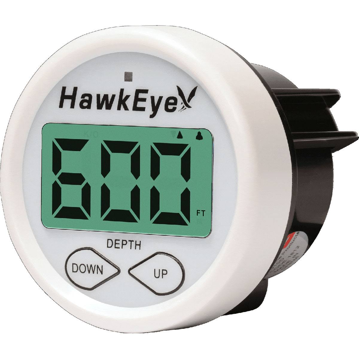 Hawkeye DT1B Softglow LCD Boat Mount Depth Sounder - Black/White