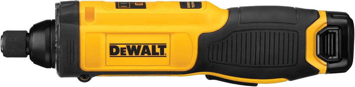 DEWALT 8V MAX Cordless Screwdriver Kit, Gyroscopic, 1 Battery, Electric (DCF682N1), Black