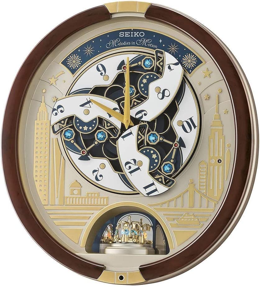 SEIKO Swarovski Melody in Motion Wall clock-2019 edition-QXM382BRH