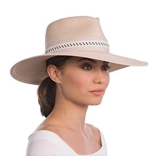 Eric Javits Daphne Hat - Natural/Black
