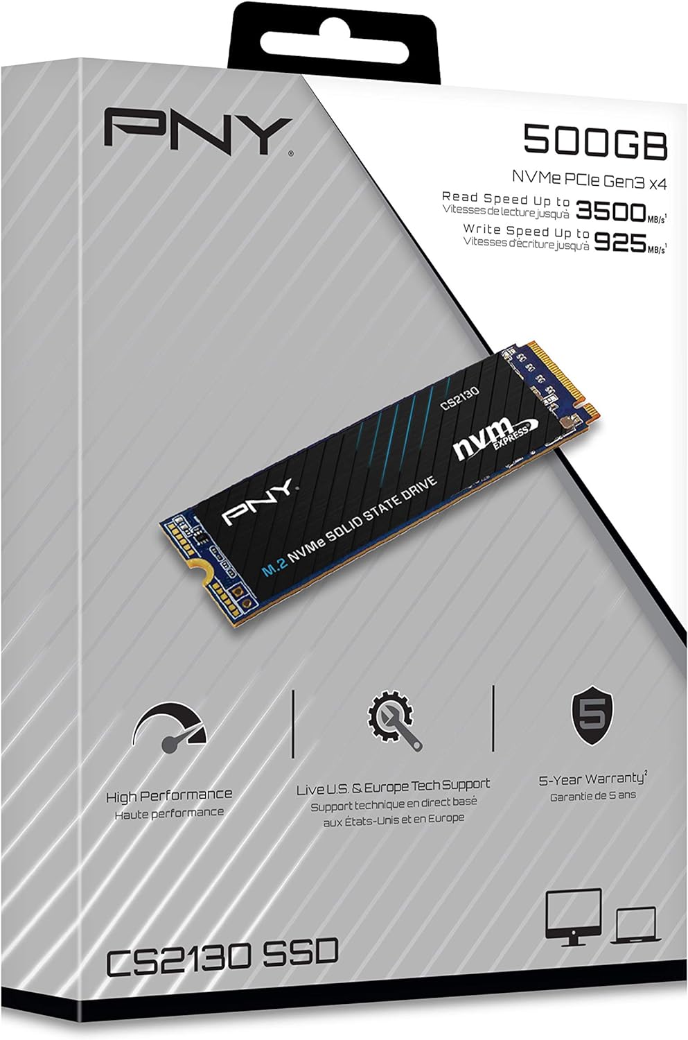 Data Storage CS2130 8TB M.2 NVMe Internal Solid State Drive (SSD) - M280CS2130-8TB-RB