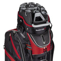 Founders Club Premium 14 Way Cart Bag - Red