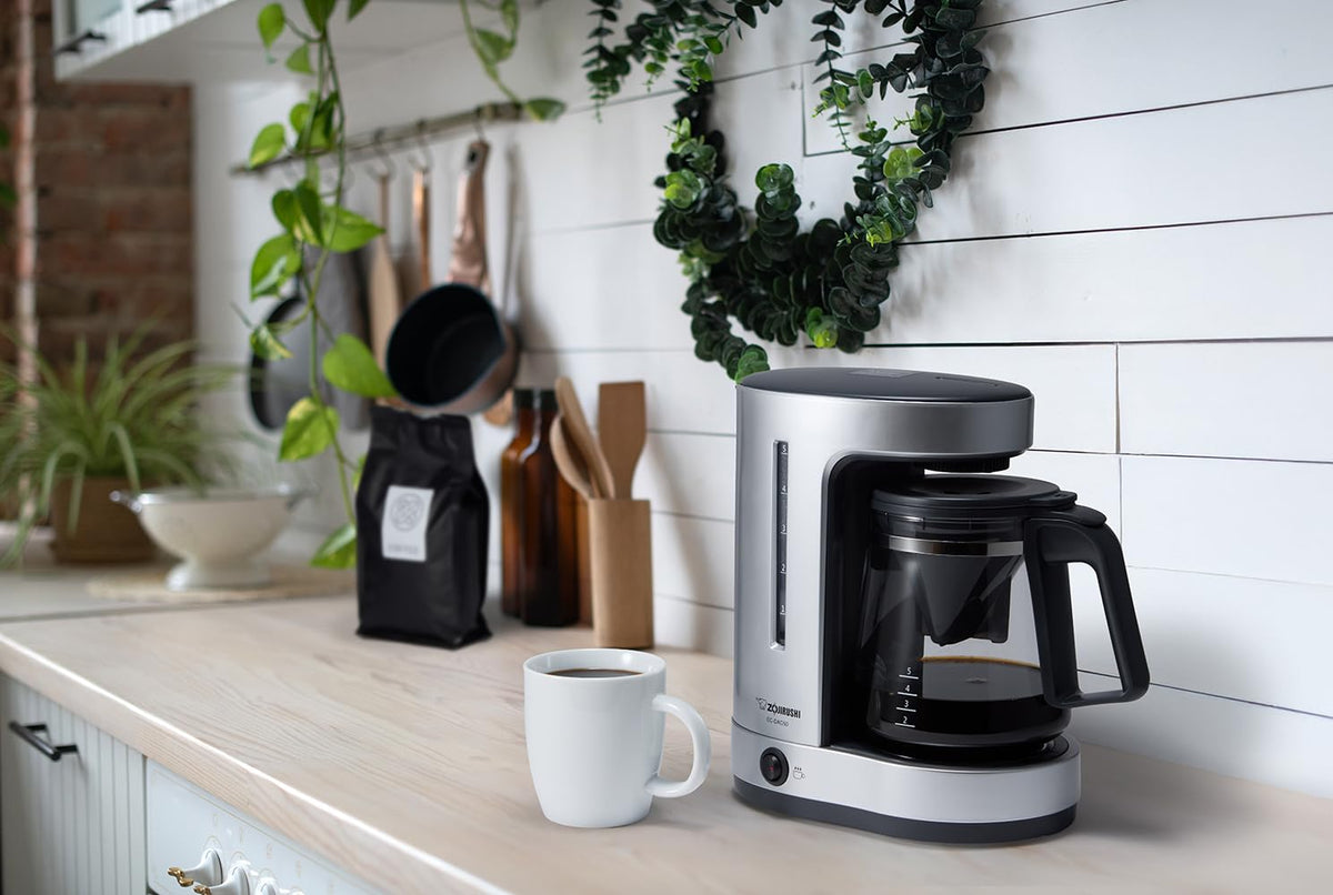 Zojirushi EC-DAC50 Zutto 5-Cup Drip Coffeemaker,Silver