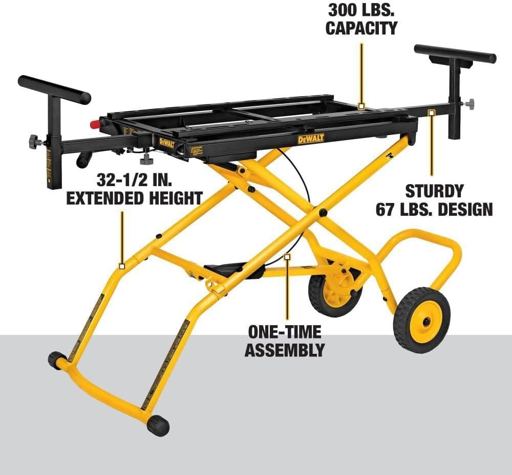 Miter Saw Stand with Wheels ?C DWX726