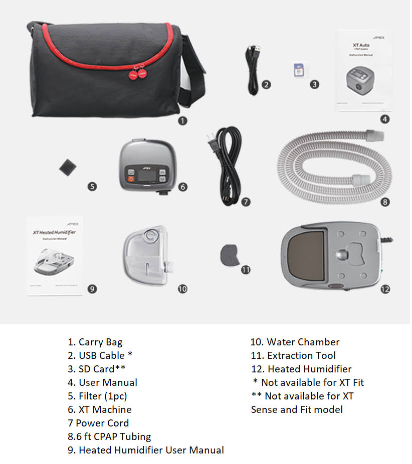 Apex Medical XT Fit CPAP Machine