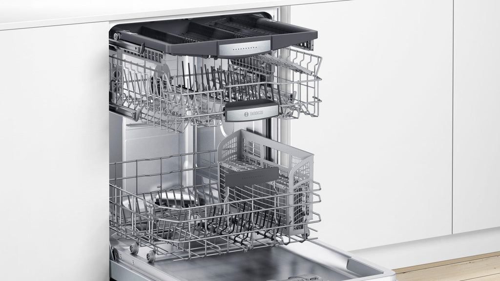 Bosch - 800 Series 24 Top Control Built-In Dishwasher with CrystalDry, Stainless Steel Tub, 3rd Rack, 42 dBa - Stainless steel