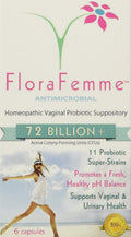 FloraFemme - pH Balanced Vaginal Probiotic Suppositories - Supports pH Balance of Yeast & Bacteria for Feminine Freshness! Supports Restoration of Healthy Vaginal Flora & Eliminates Vaginal Odor!