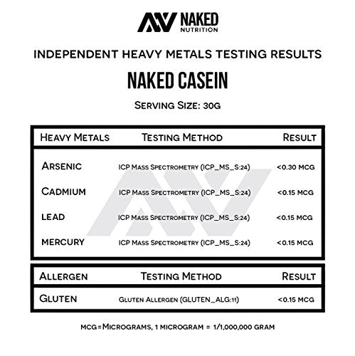 NAKED nutrition Naked Casein - Vanilla Micellar Casein Protein - 5 Pound Bulk, Gmo-Free, Gluten-Free, Soy-Free, Preservative-Free - Stimulate Muscle Growth - Enhance Recovery - 61 Servings