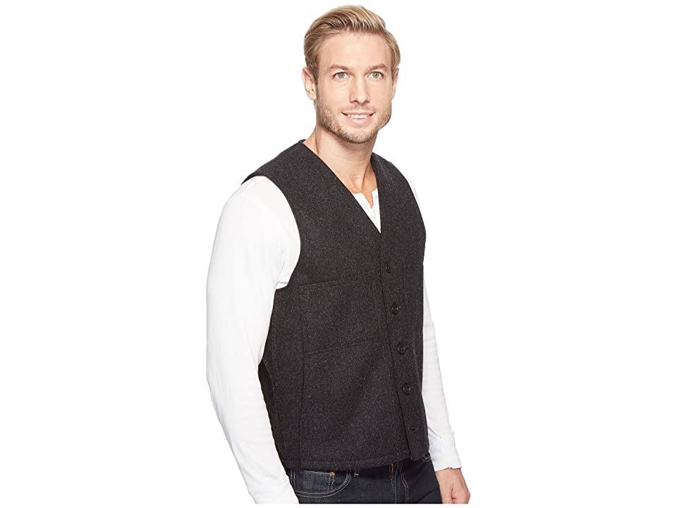 Filson Mackinaw Wool Vest, Charcoal, Large