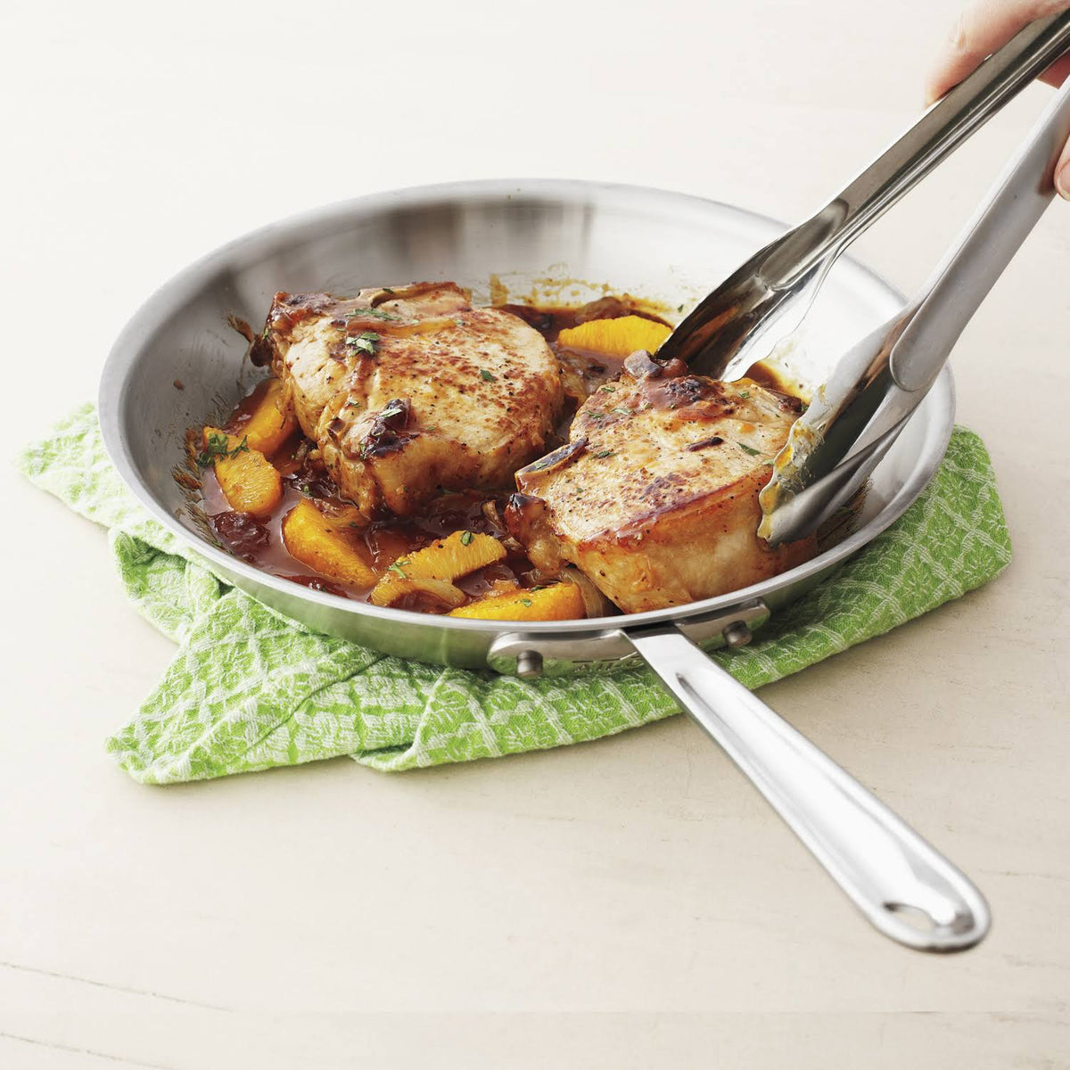All-Clad D5 Brushed Stainless Steel 8x22 Fry Pan