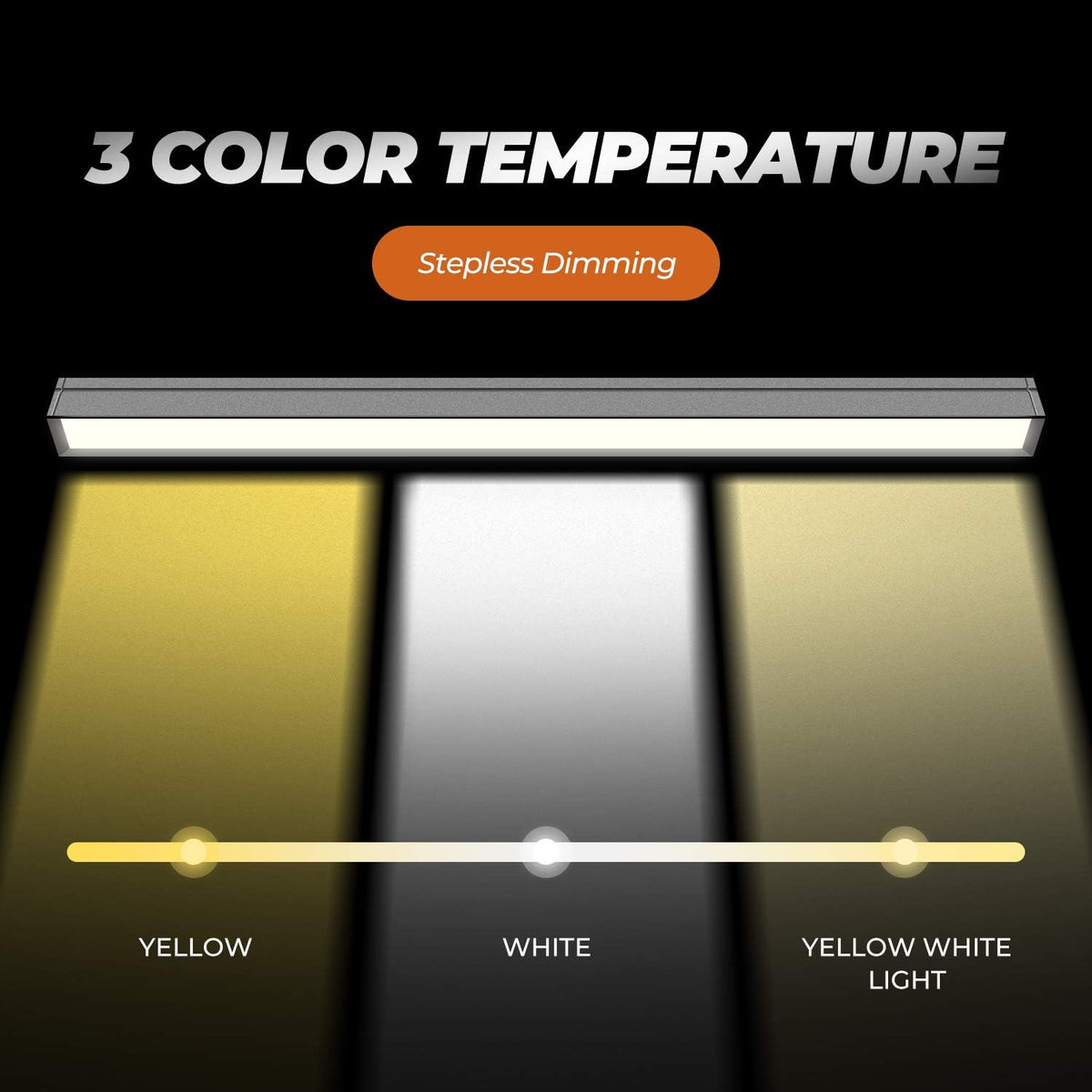 BOLOWEI 22?? LED Piano Lamp, 10W Professional Piano Light with Clamp - Eyes-Care, 3 Color Modes, Stepless Dimming, Great for Grand Piano Music Stand Light