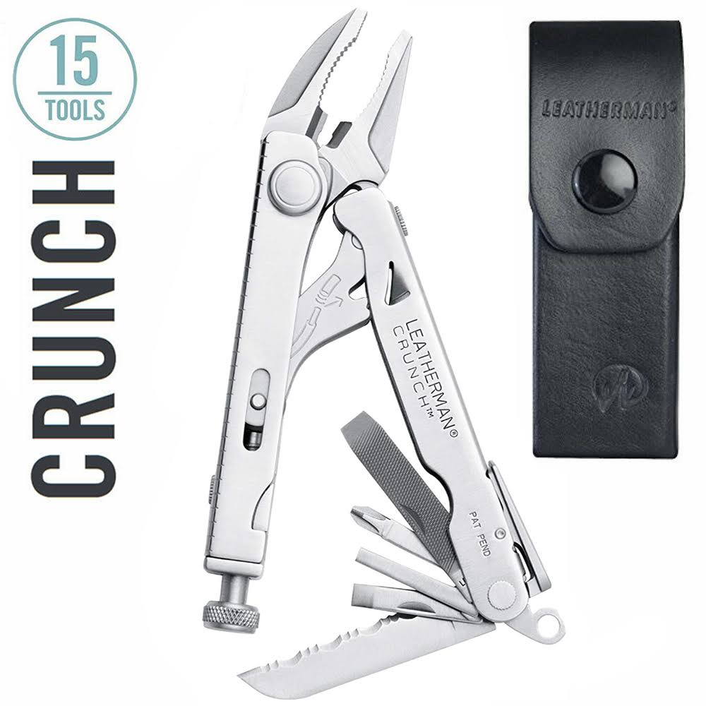 Leatherman Crunch Multi-Tool with Leather Sheath