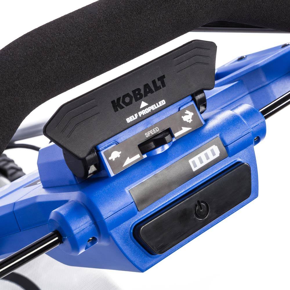 Kobalt 80-Volt Max Brushless Lithium Ion Self-Propelled 21-in Cordless Electric Lawn Mower KMP 6080-06