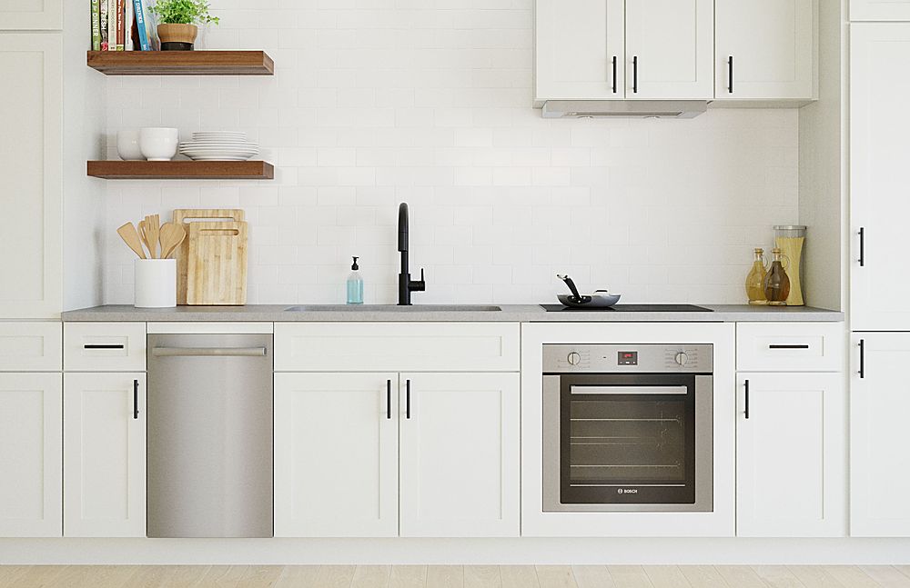 Bosch - 800 Series 18 Top Control Smart Built-In Dishwasher with 3rd Rack and 44 dBA - Silver