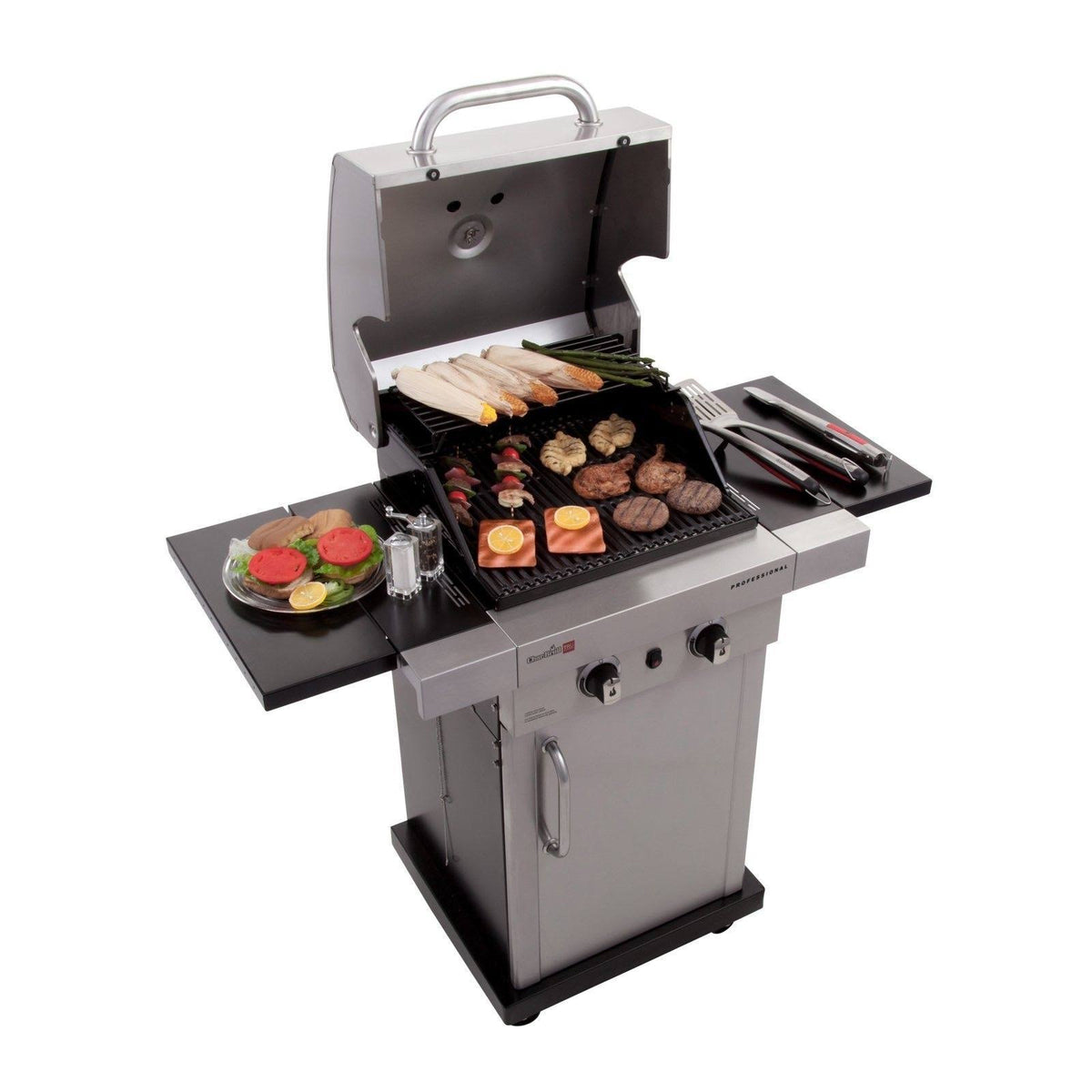 Char-broil Professional Series Gas Grill with 2 Burner - Stainless Steel