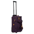 Bric&s x Bag 21x22 Carry on Rolling Duffle Bag Violet