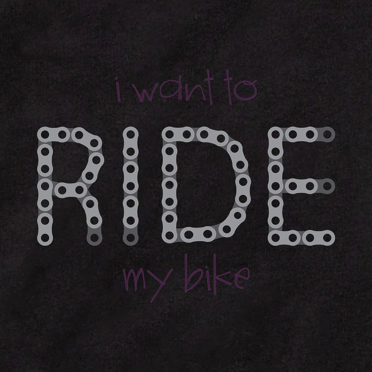 CafePress I Want To Ride My Bike Infant Bodysuit Baby Romper Dark