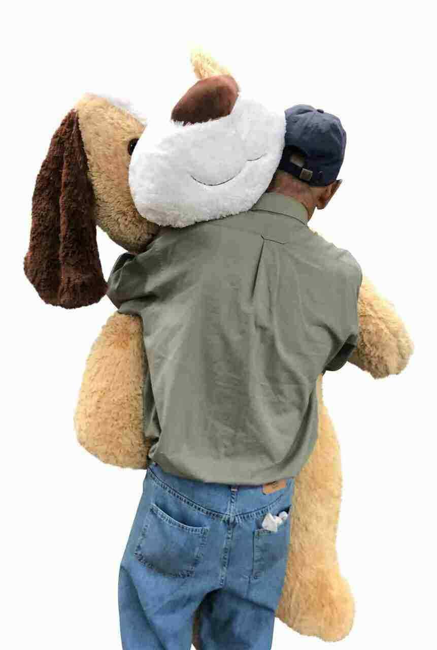 Big Plush Giant Stuffed Puppy Dog 5 Feet 60 Inches 153 cm Huge Soft Adorable Plush Dog