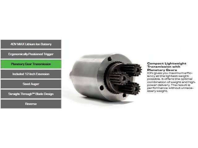 Ion Electric Ice Auger, 8 in