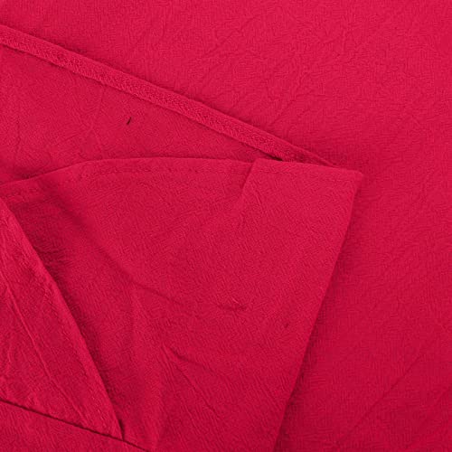 Women's Cotton Linen Casual Summer Harem Pants Solid Color Loose Wide Leg Pant Comfortable Sweatpants with Pocket