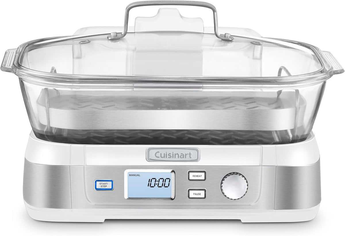 Cuisinart Digital Glass Steamer, One Size, Stainless Steel