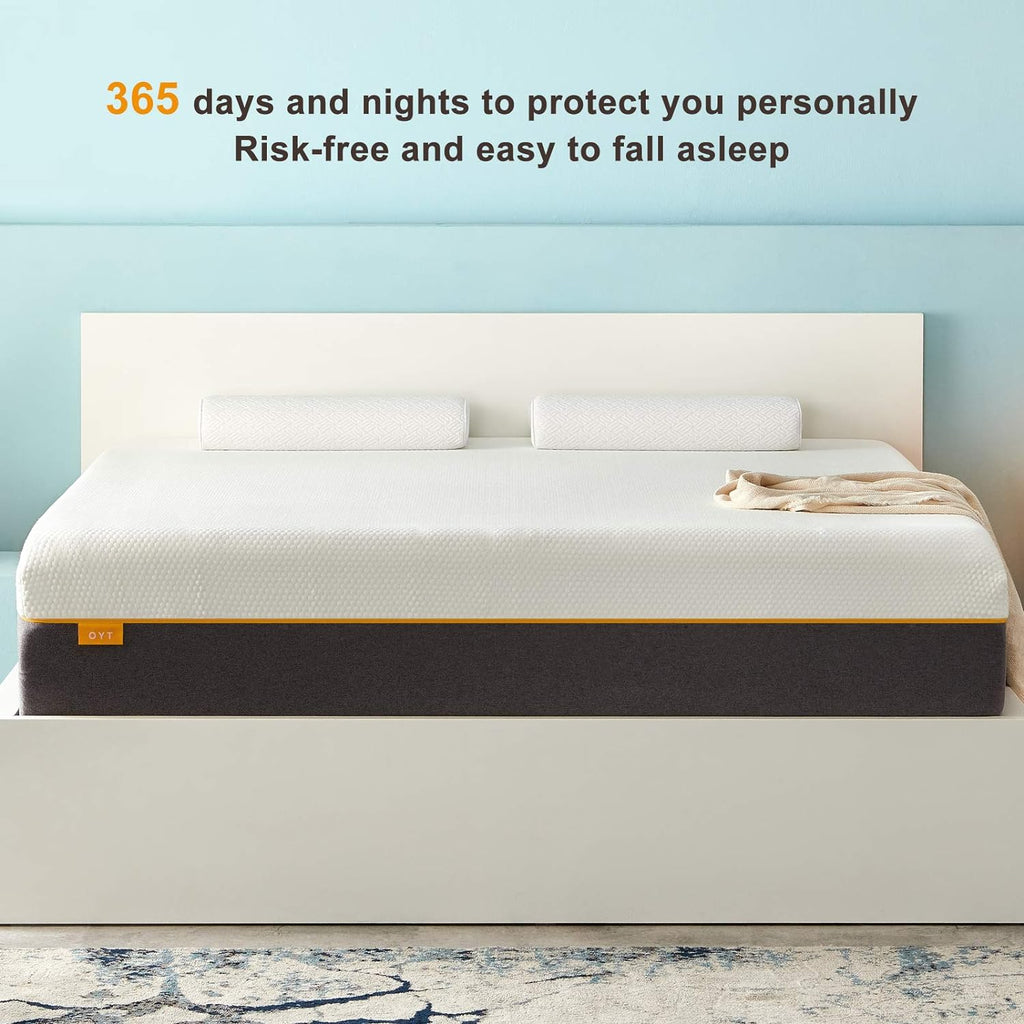 Narrow Twin Size Mattress,OYT 6 Inch 30 X 75 X 6 Gel Memory Foam Narrow Twin Bed Mattress in a Box with Certified Foam for Sleep Supportive & Pressure Relief,Cloud-Like Experience