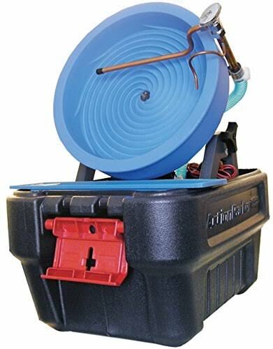 Desert Fox Automatic Gold Panning Machine - Variable Speed - Blue Spiral Wheel - Desert Gold Mining Equipment