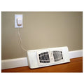 Airflow Breeze 1000-0099 Baseboard Booster Fan Almond - 18 in.