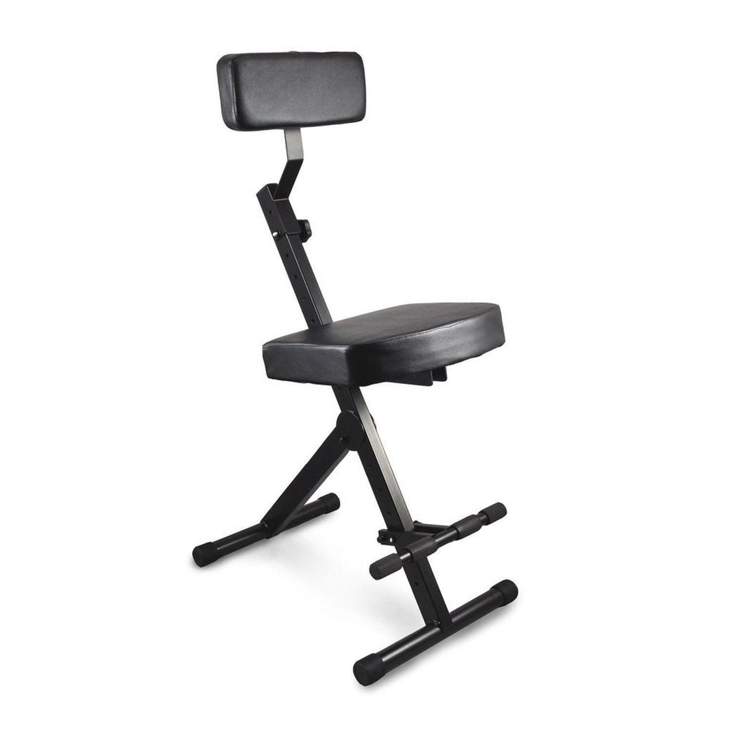 Pyle PKST70 - Musician Performer Chair Seat Stool, Durable, Portable, Adjustable