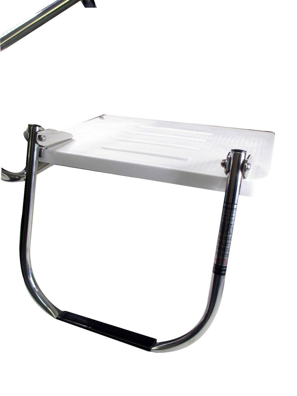 Pactrade Marine Boat Universal Fiberglass Swim Platform Under Mount Fold Down Ladder 1 Step Inboard One Rail
