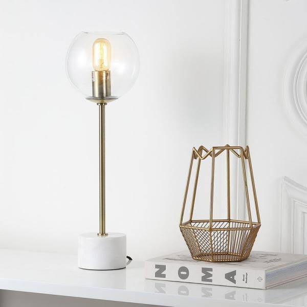 Safavieh Aileen Blue u0026 White Table Lamp
