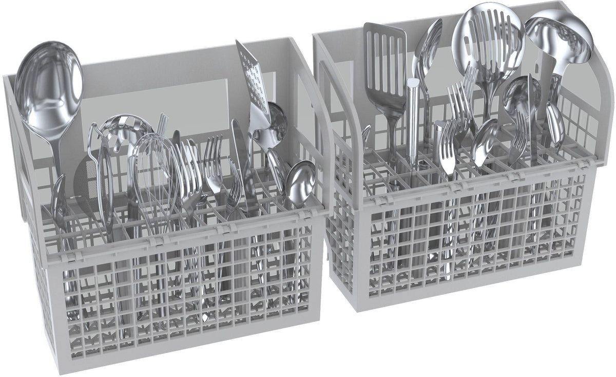 Bosch - 800 Series 24 Top Control Built-In Dishwasher with CrystalDry, Stainless Steel Tub, 3rd Rack, 40 dBa - Stainless steel