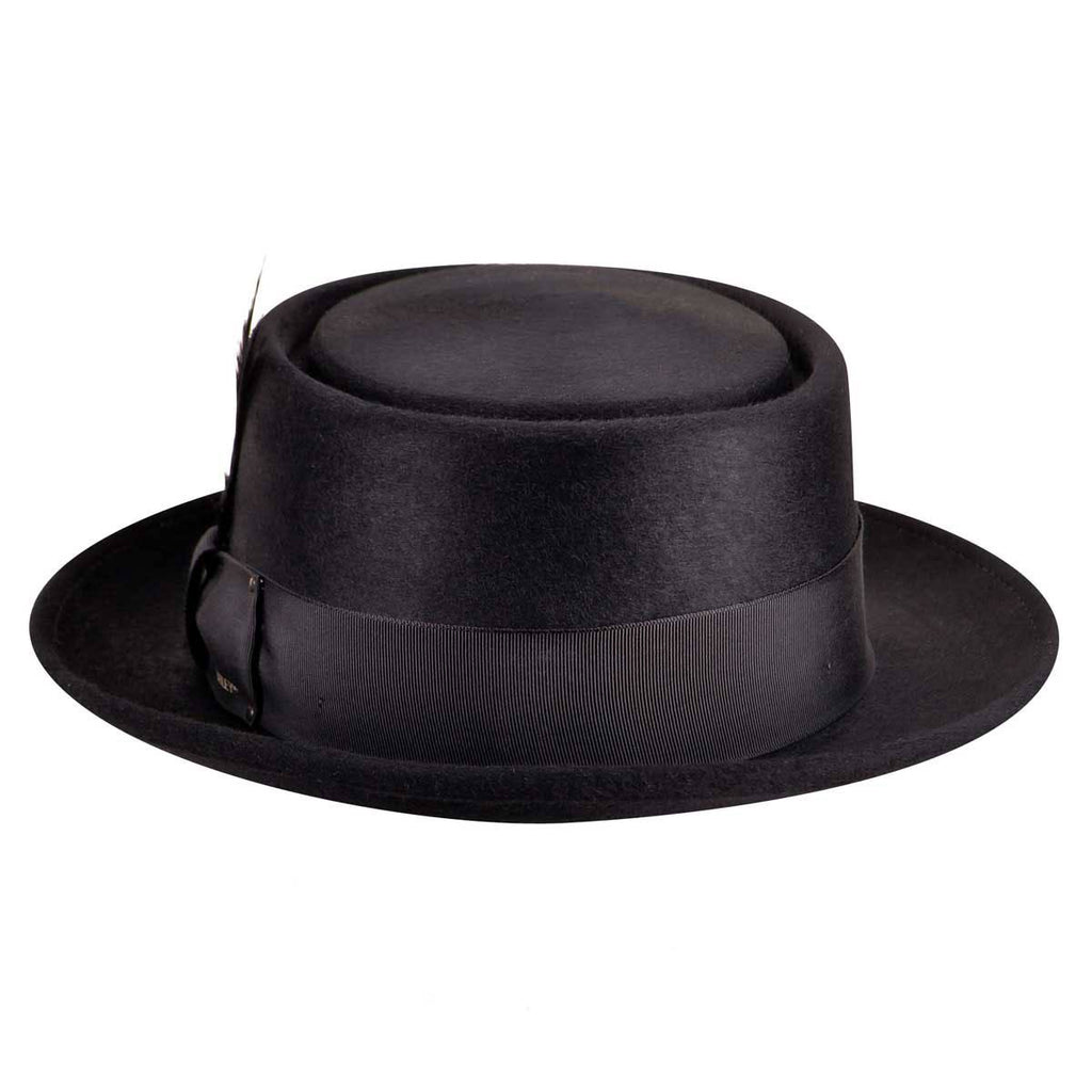 Men&s Bailey Jett Pork Pie Hat: Size: 7 5/8 Black