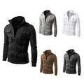 Bomber Jacket Men, Men's Jackets-Windproof Lightweight Bomber Jacket Full Zip Winter Warm Padded Coats Outwear