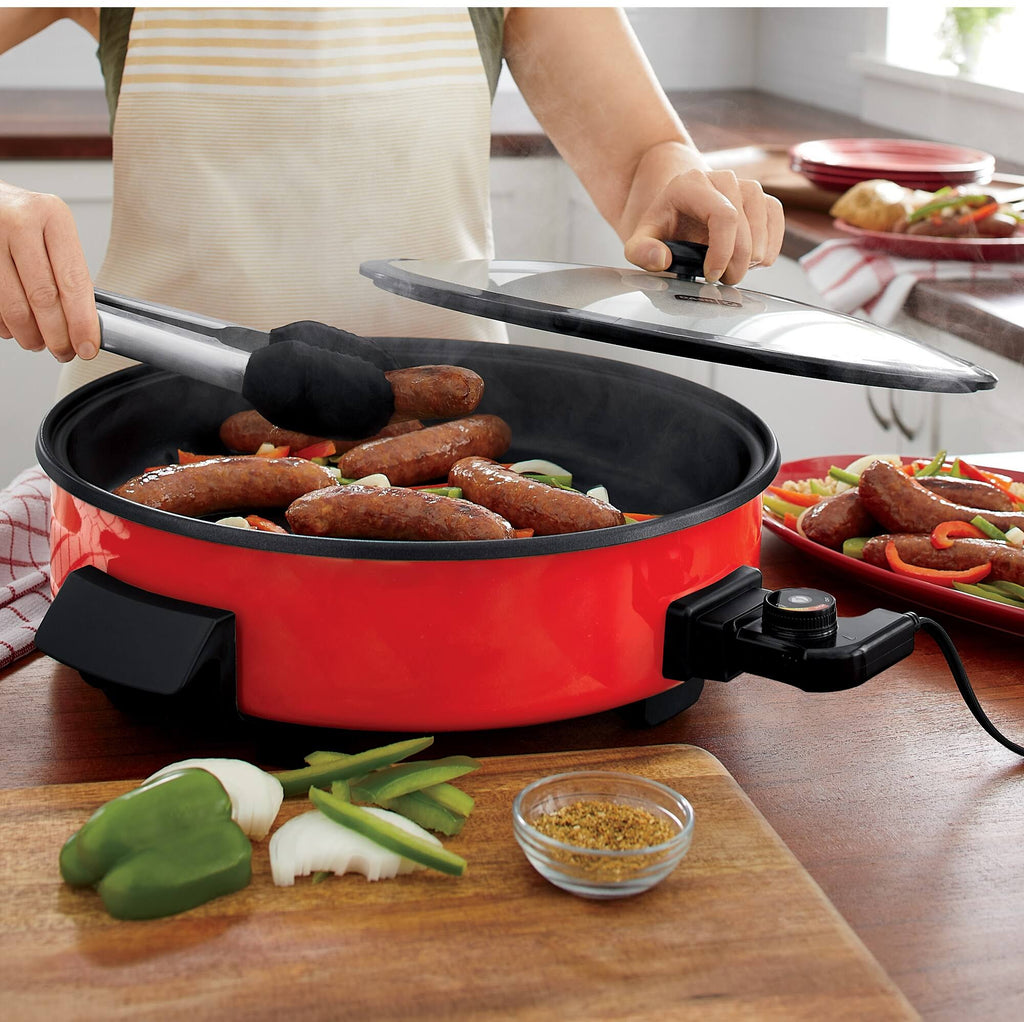 Dash 14x22 Family Size Rapid Skillet, Red