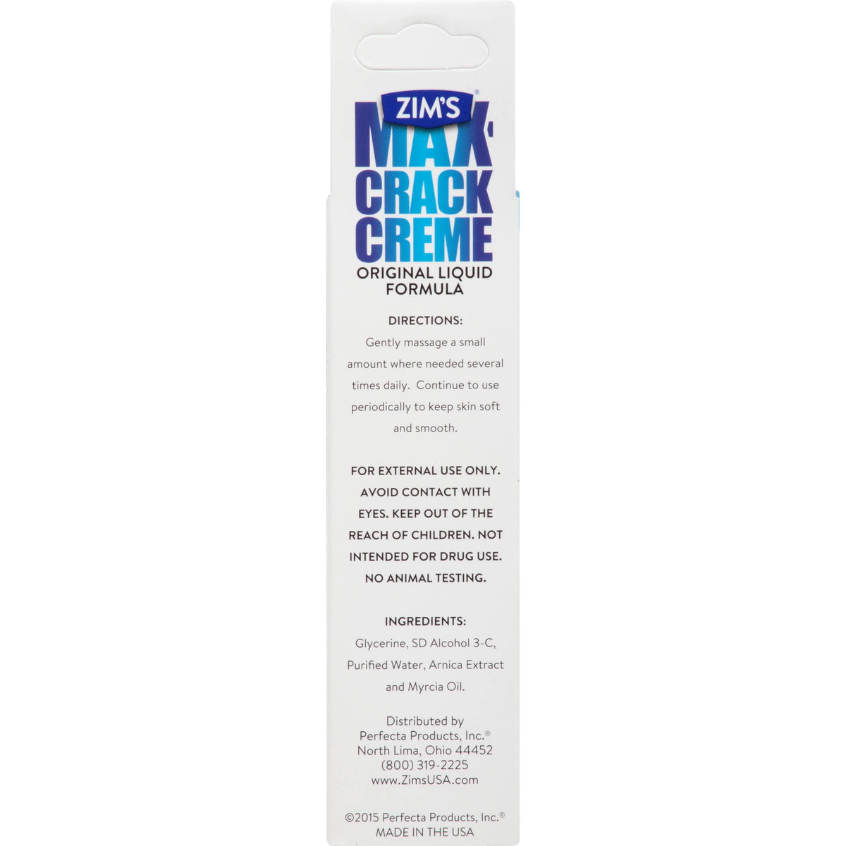 Zims Max Crack Creme, Original Liquid Formula - 2 fl oz