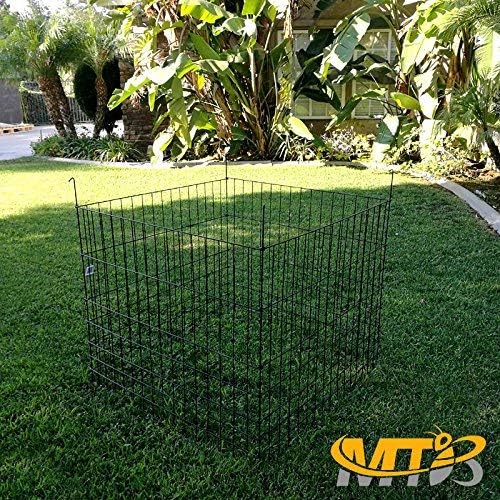 MTB Garden Wire Compost Bin 30x30x24 inches, Green, Garden Bed Fencing