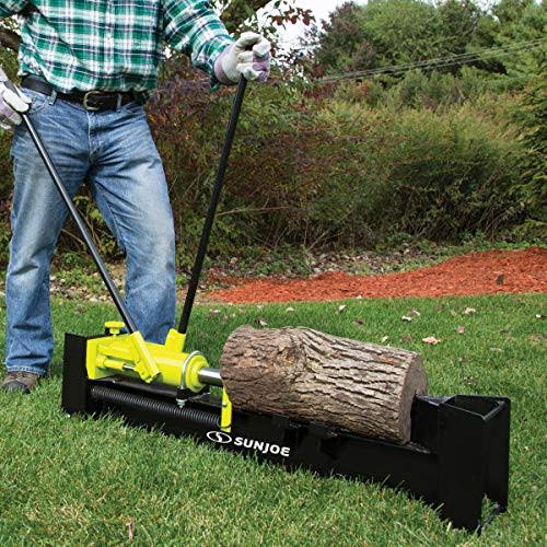 Sun Joe Lj10m 10-Ton Hydraulic Log Splitter Green