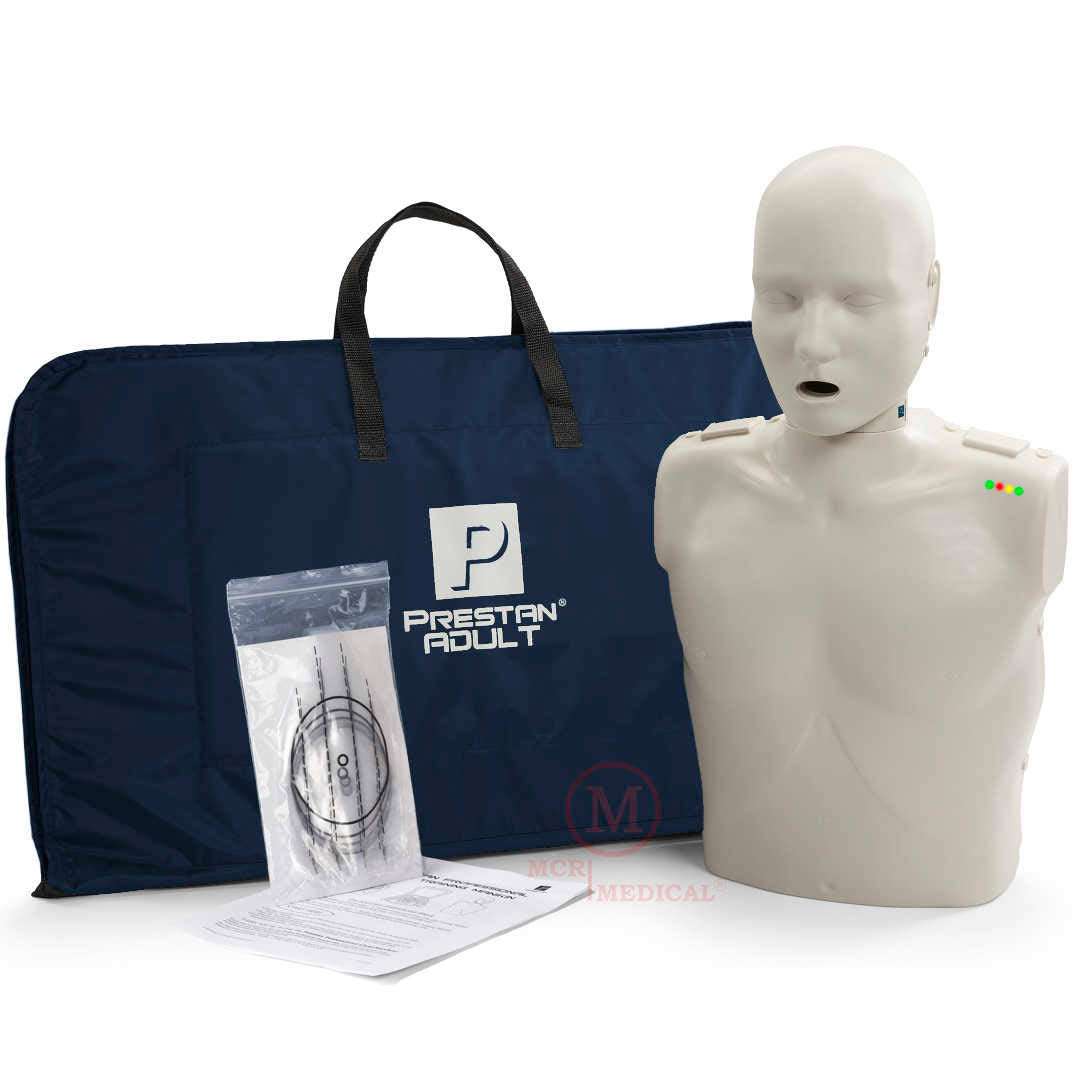 Prestan Manikin Light Skin Tone with CPR Monitor - Adult