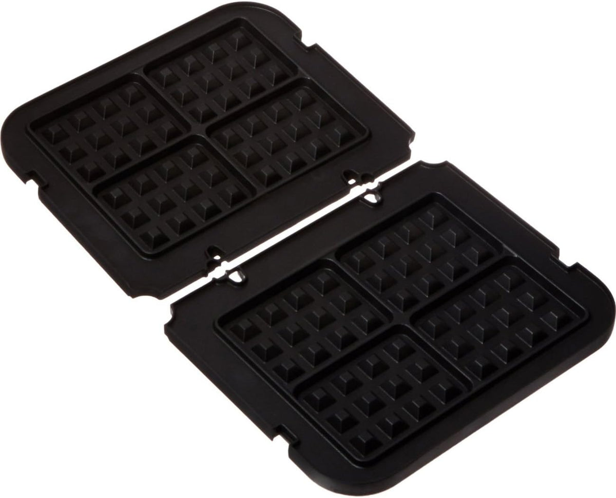 Cuisinart 5-in-1 Grill Griddler Panini Maker Bundle with Waffle Attachment (GR-4N) - Includes Grill and Waffle Plates