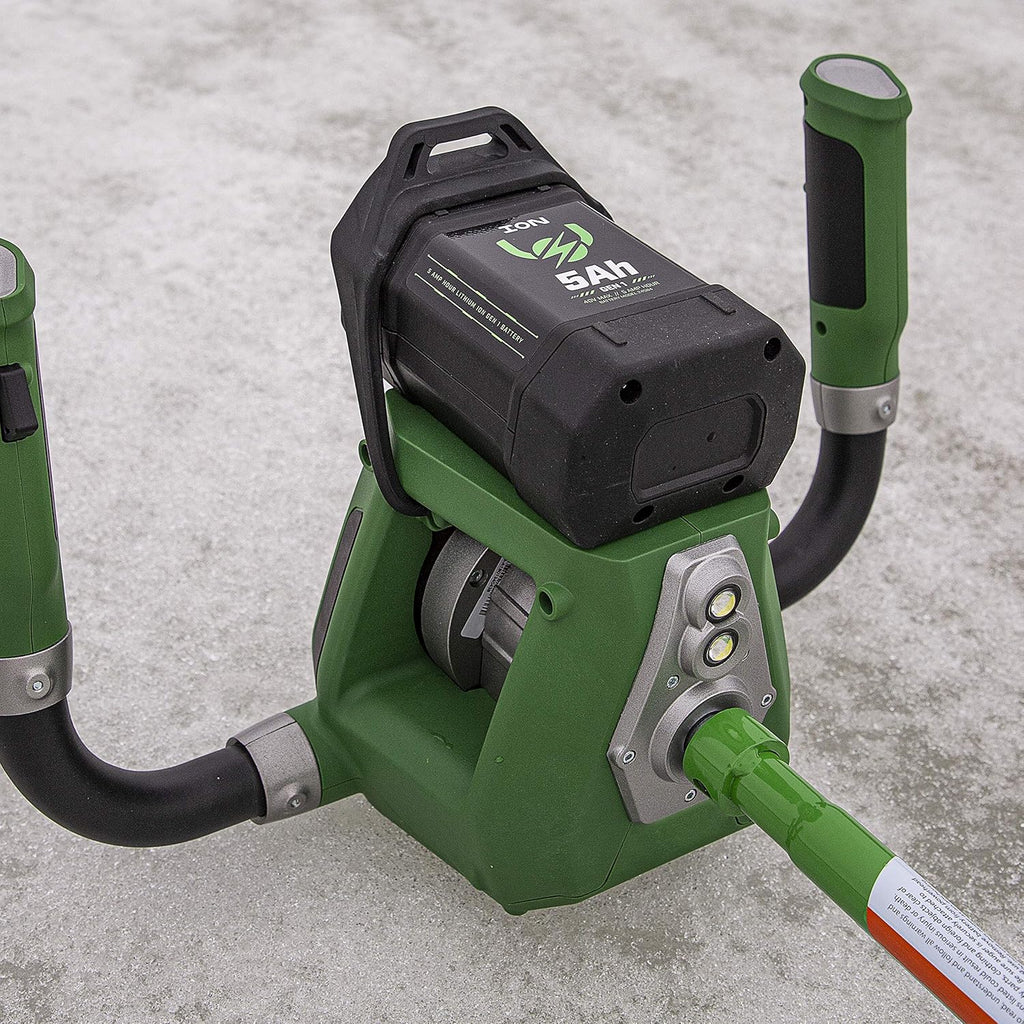 ION 39250 8 R1 Electric Ice Auger, Green/Black